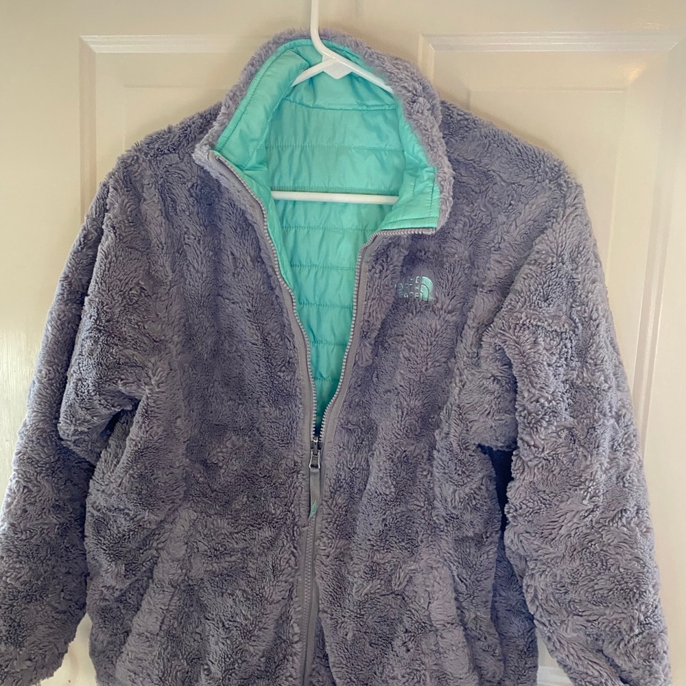 North face reversible jacket